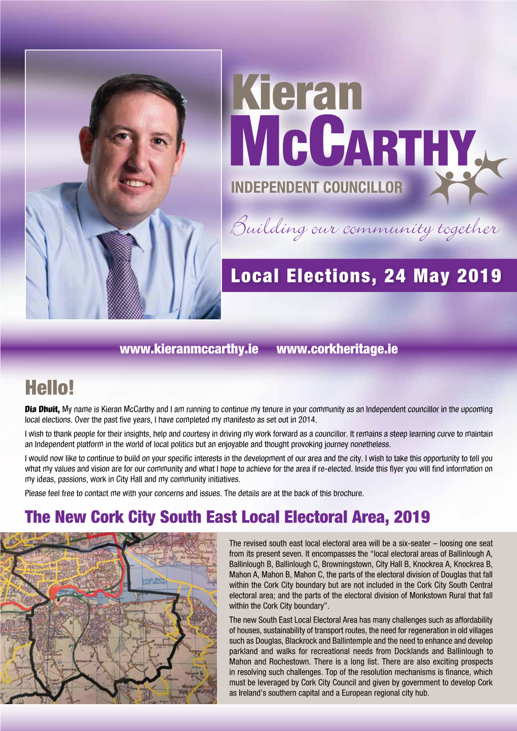 Kieran Mccarthy's Brochure, Local Elections