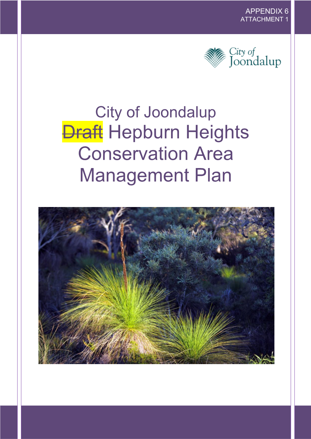 Draft Hepburn Heights Conservation Area Management Plan