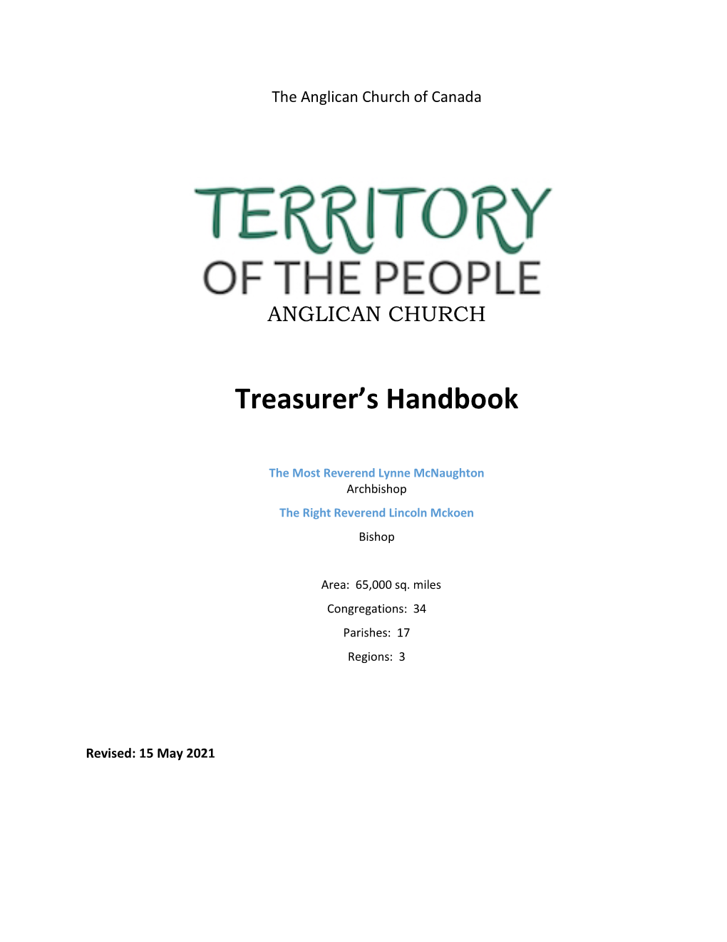 Treasurer's Handbook