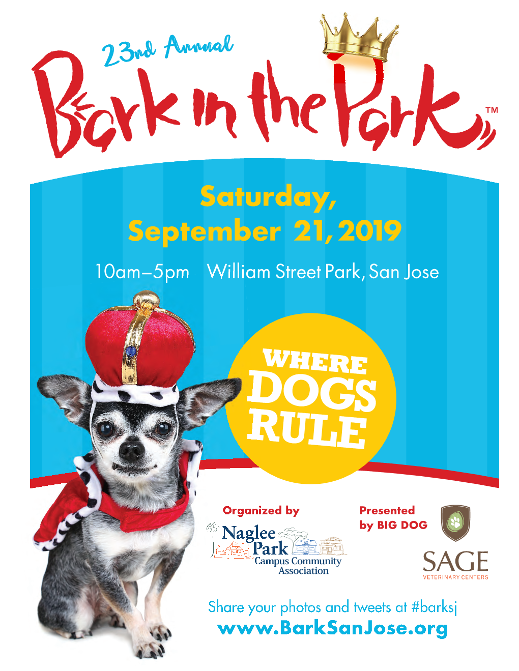 Bark in the Park San Jose 2019 Souvenier Event Program
