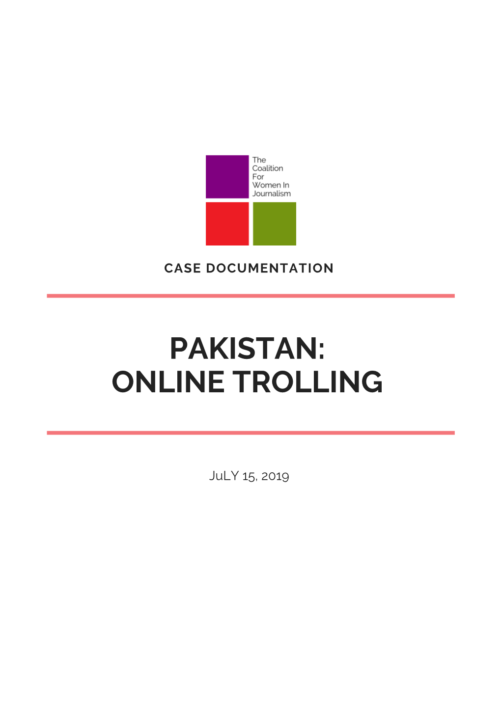 Pakistan: Online Trolling