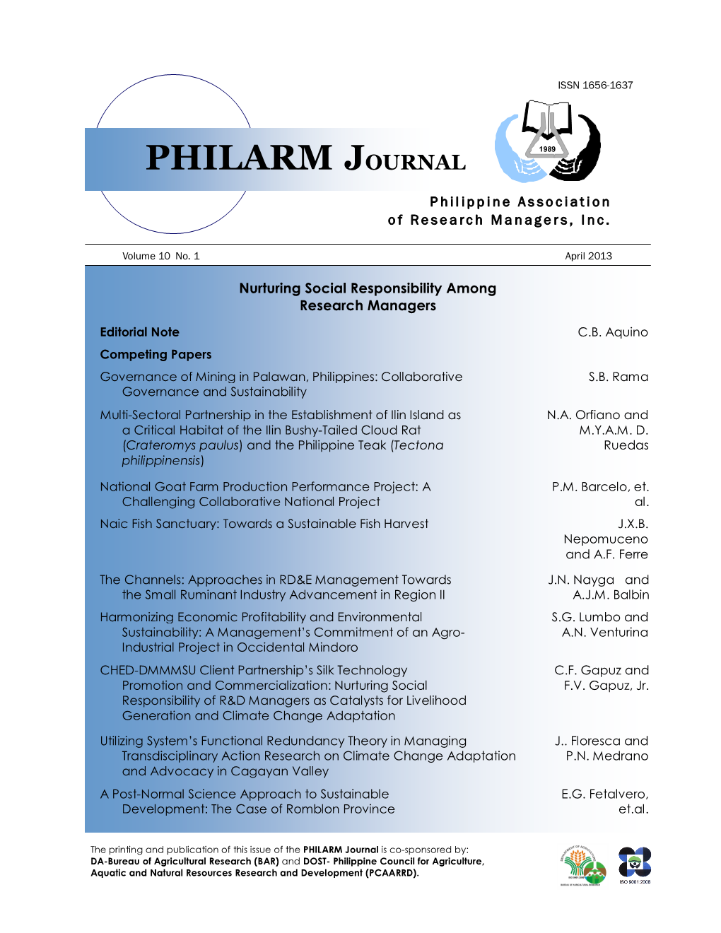Philarm Journal