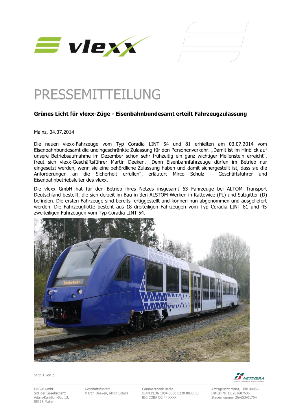 Pressemitteilung