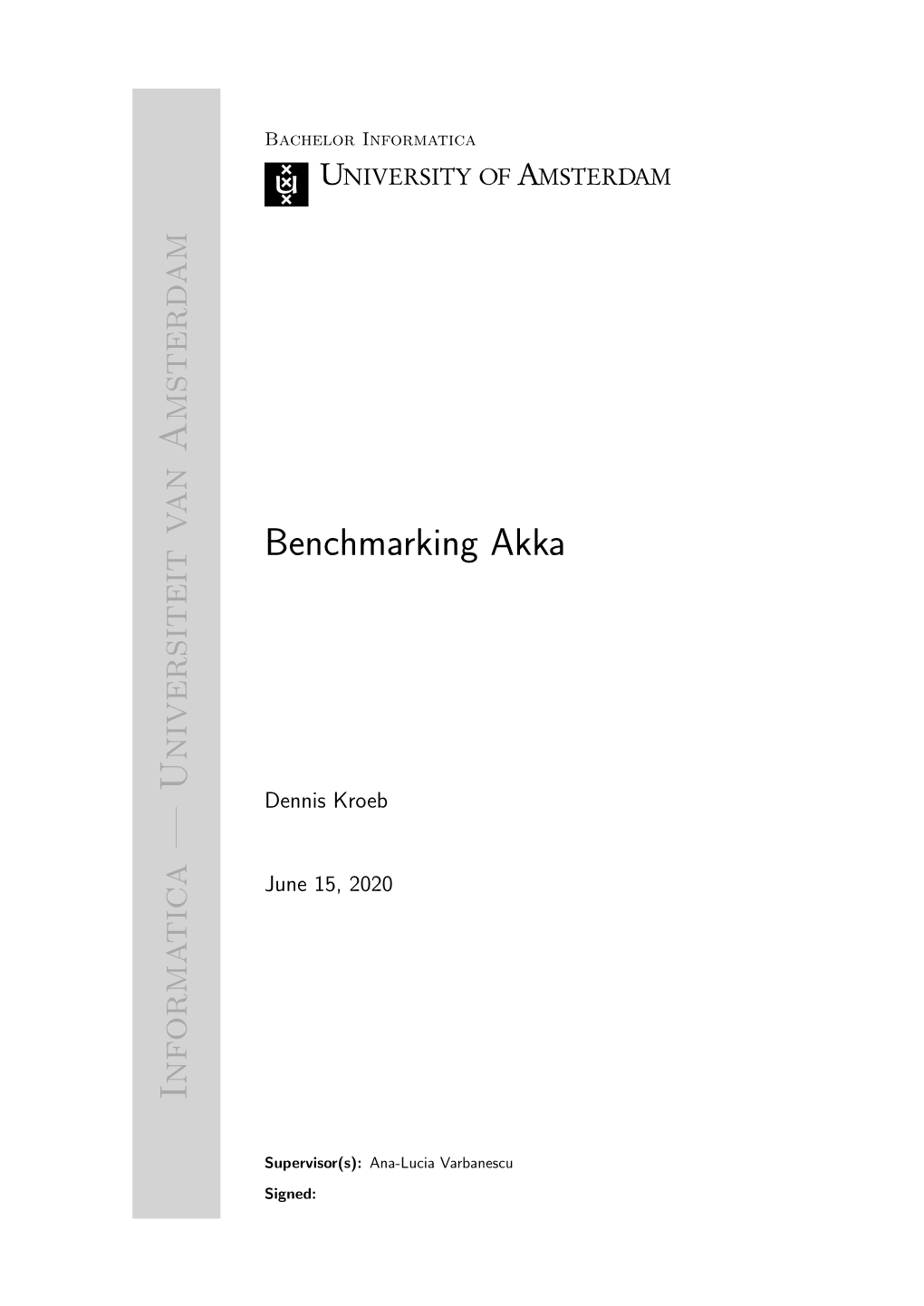 Benchmarking Akka