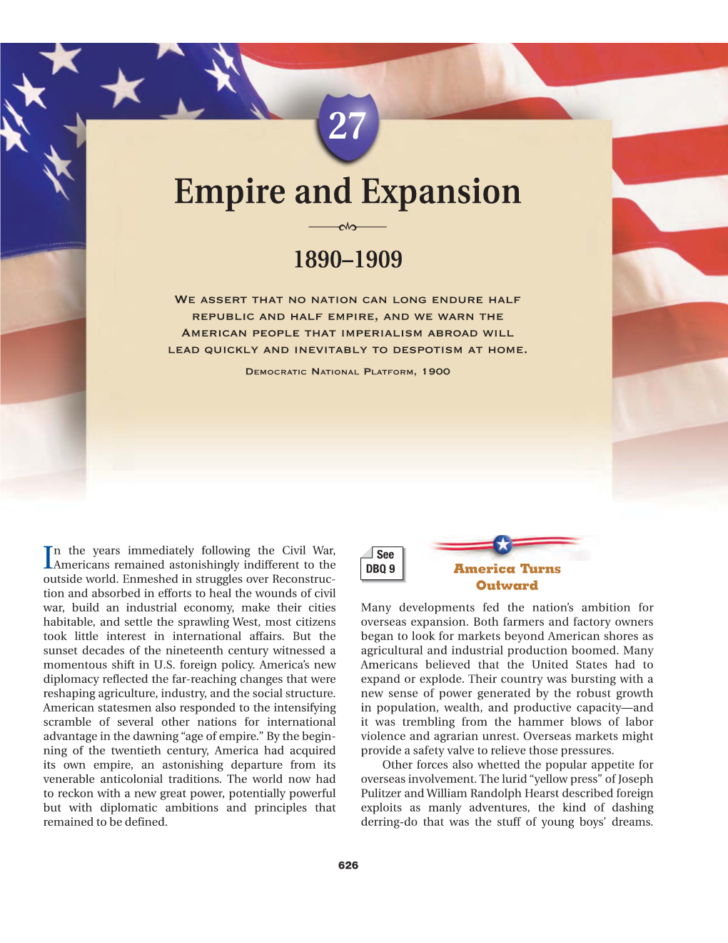 Empire and Expansion ᇻᇾᇻ 1890–1909