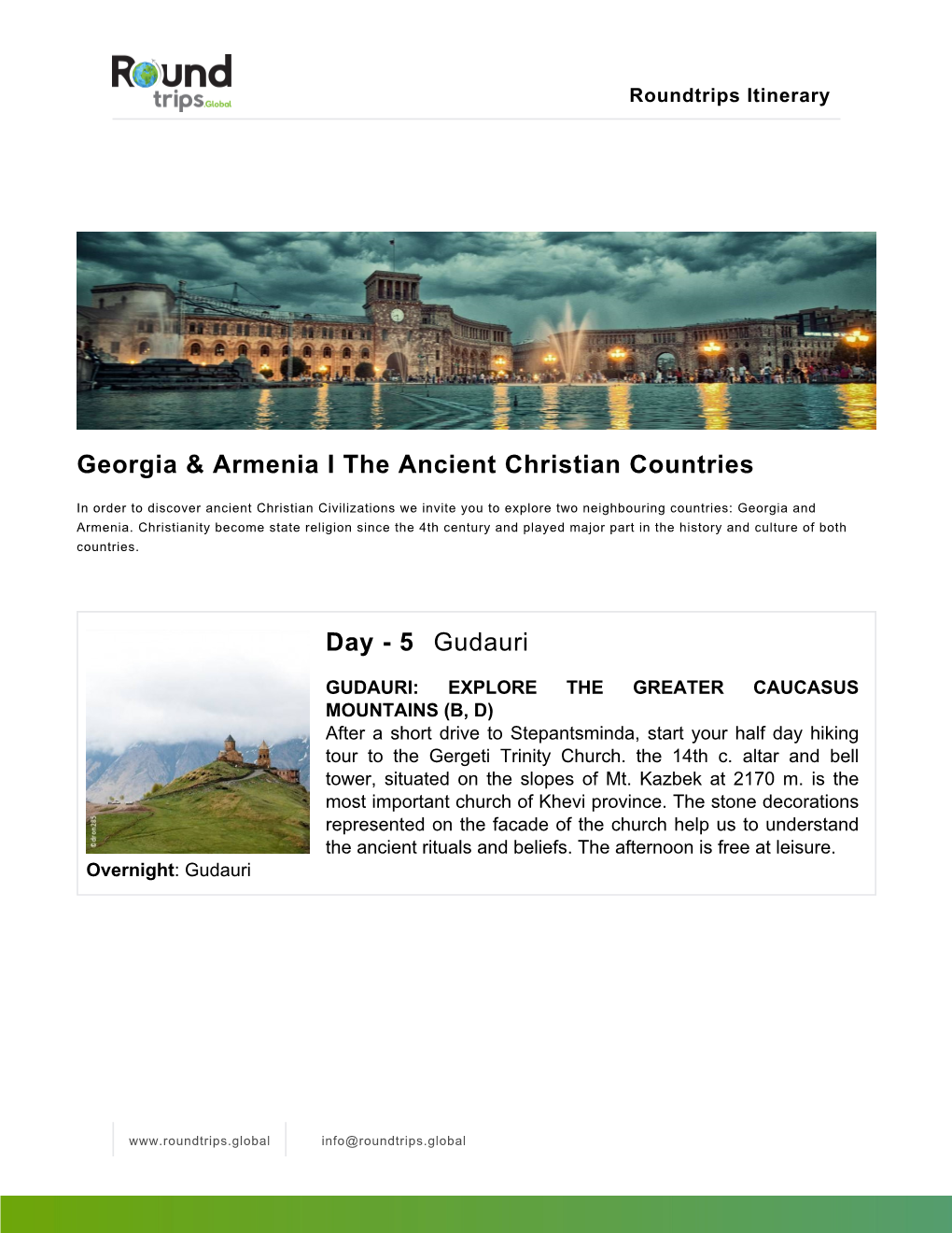 Georgia & Armenia I the Ancient Christian