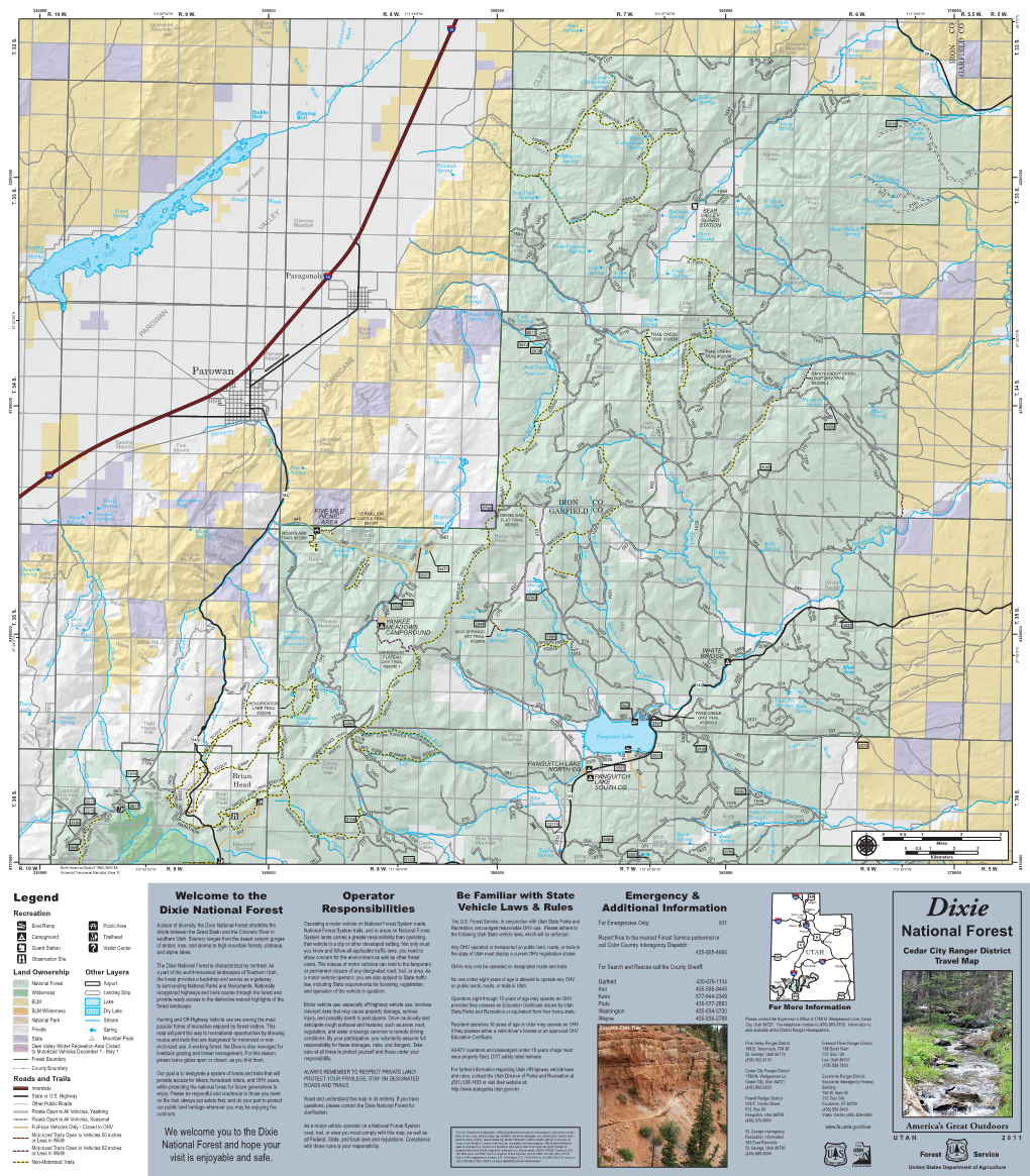 Cedar City Ranger District ![ Observation Site Show Concern for the Environment As Well As Other Forest 50 Users