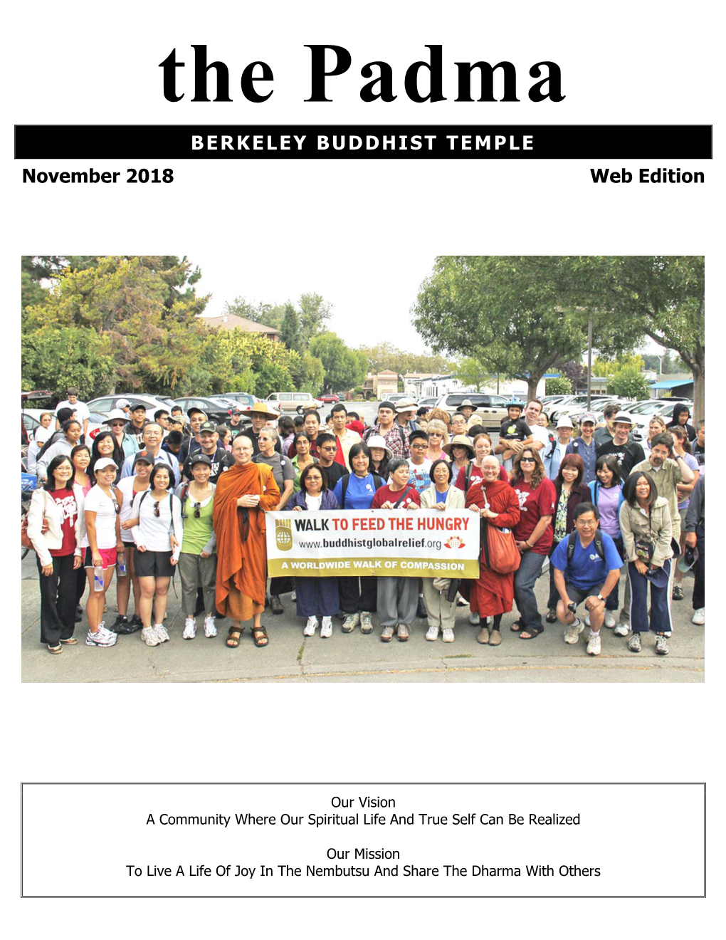 BERKELEY BUDDHIST TEMPLE November 2018 Web Edition