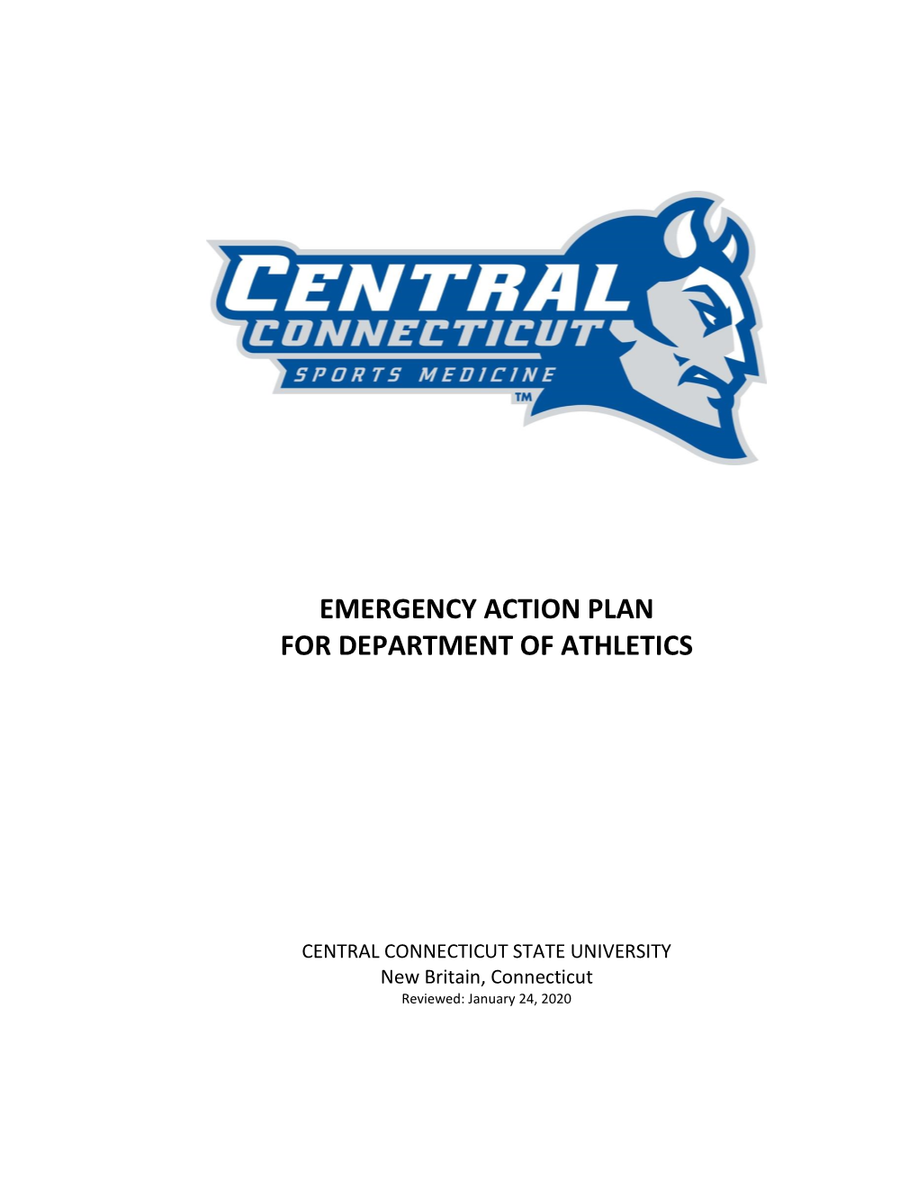Emergency Action Plan for Department of Athletics