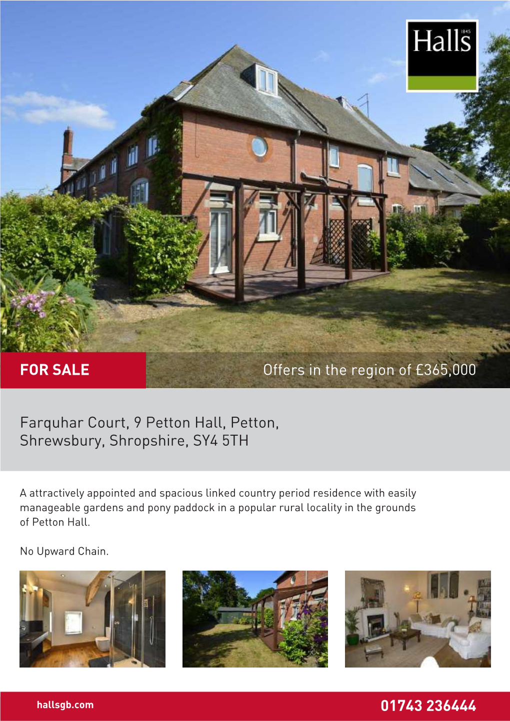 Farquhar Court, 9 Petton Hall, Petton, Shrewsbury, Shropshire, SY4 5TH