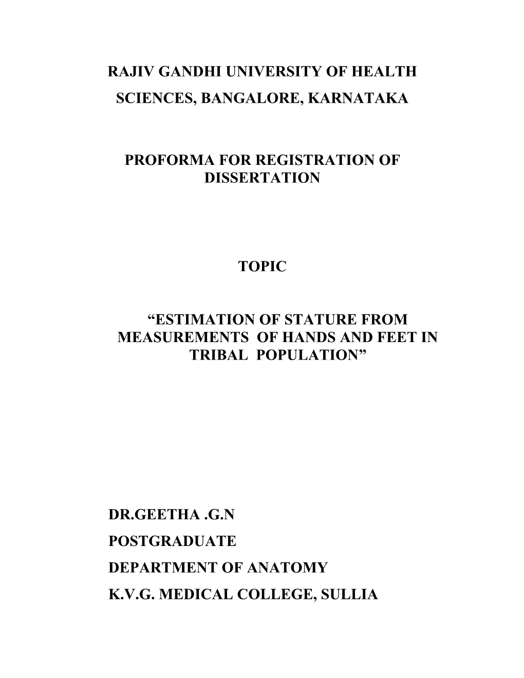 Rajiv Gandhi University of Health Sciences s183