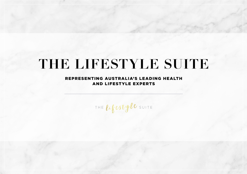 The Lifestyle Suite