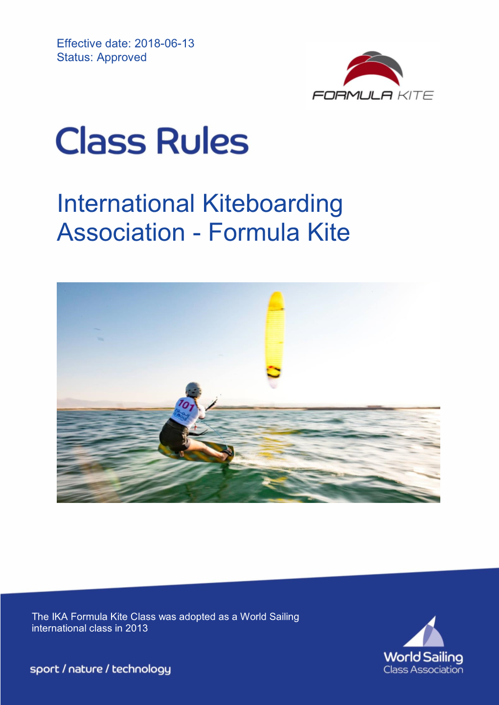 International XYZ Class Rules