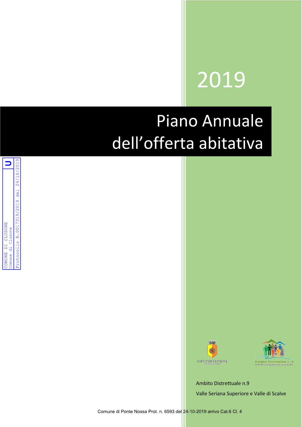 Piano Annuale Dell'offerta Abitativa