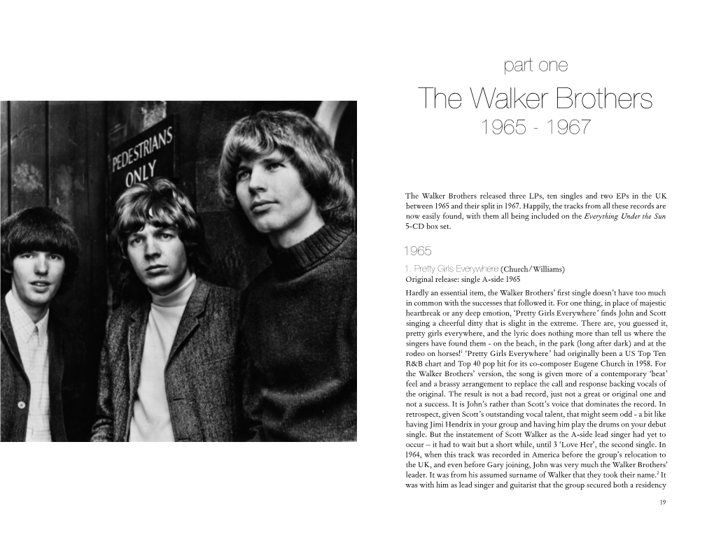 The Walker Brothers 1965 - 1967