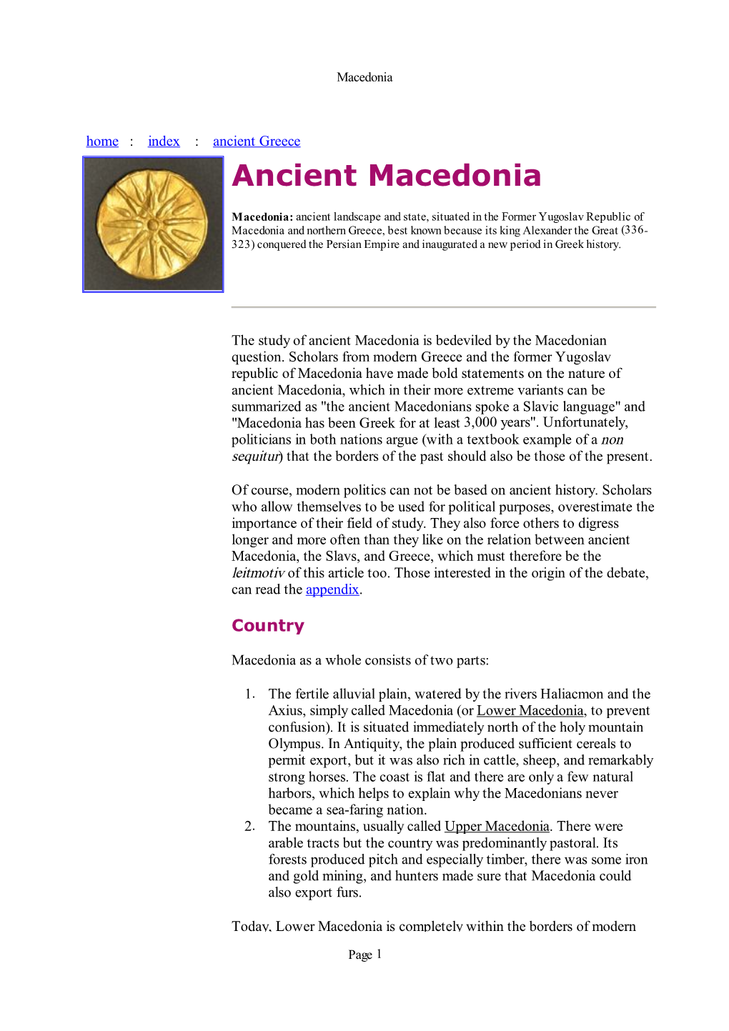 Ancient Macedonia