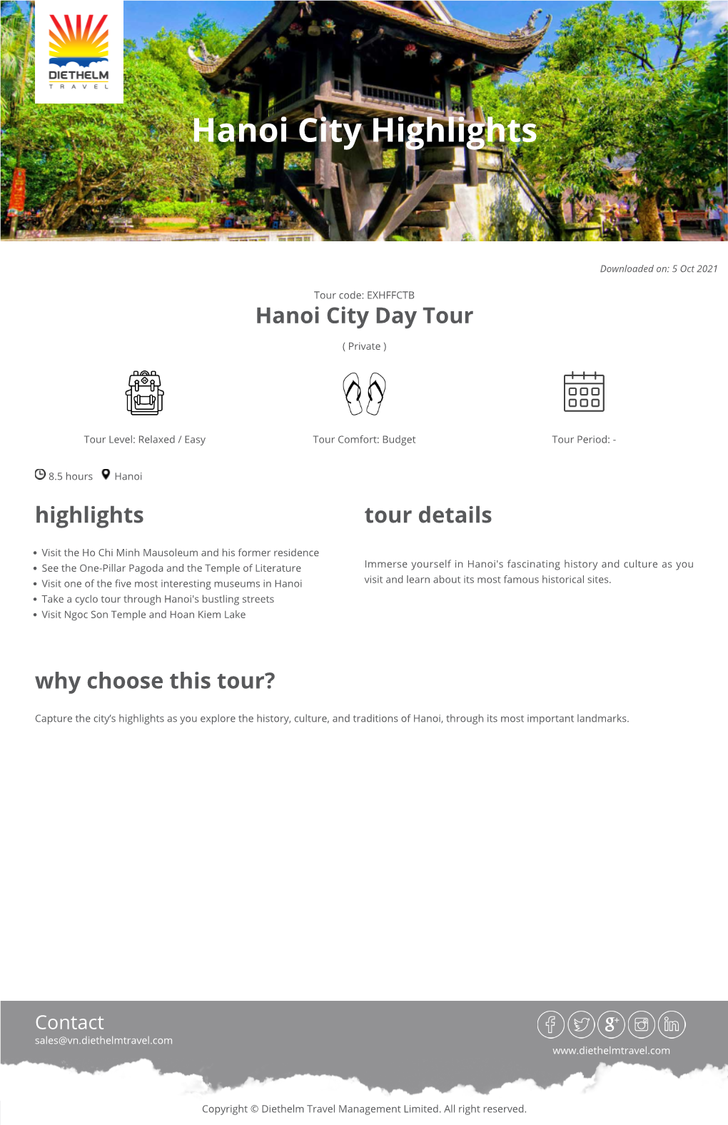 Hanoi City Day Tour