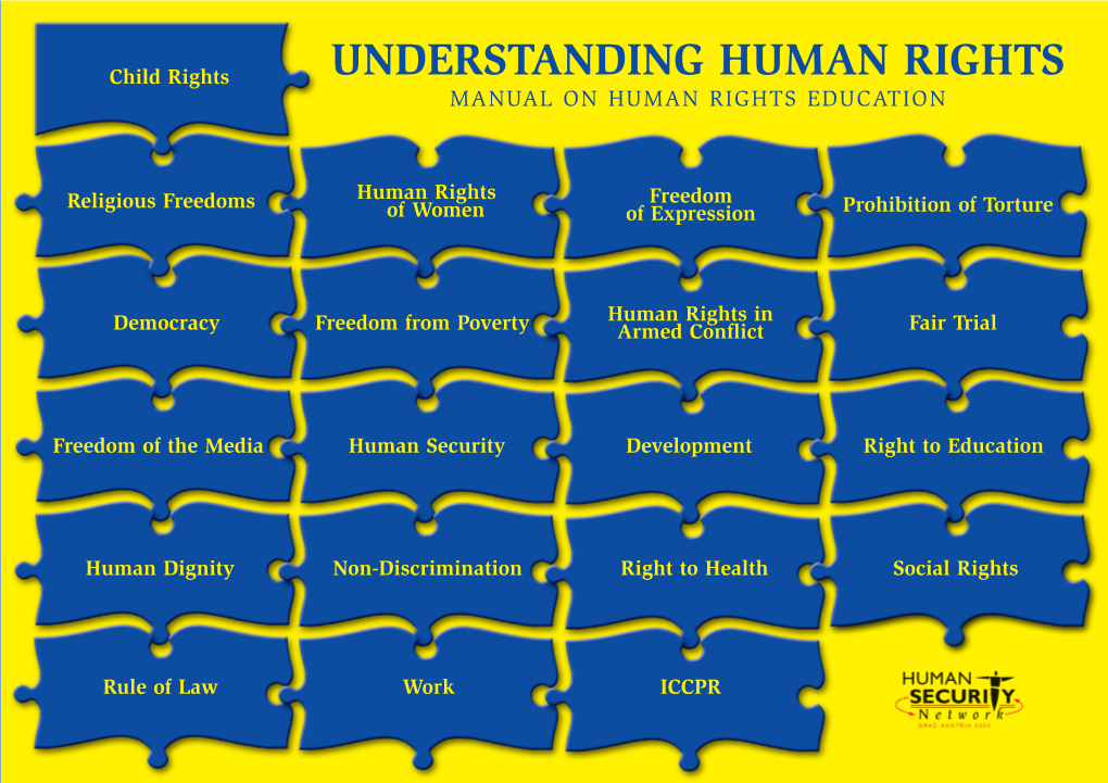 Understanding Human Rights Manual on Human Rights Education