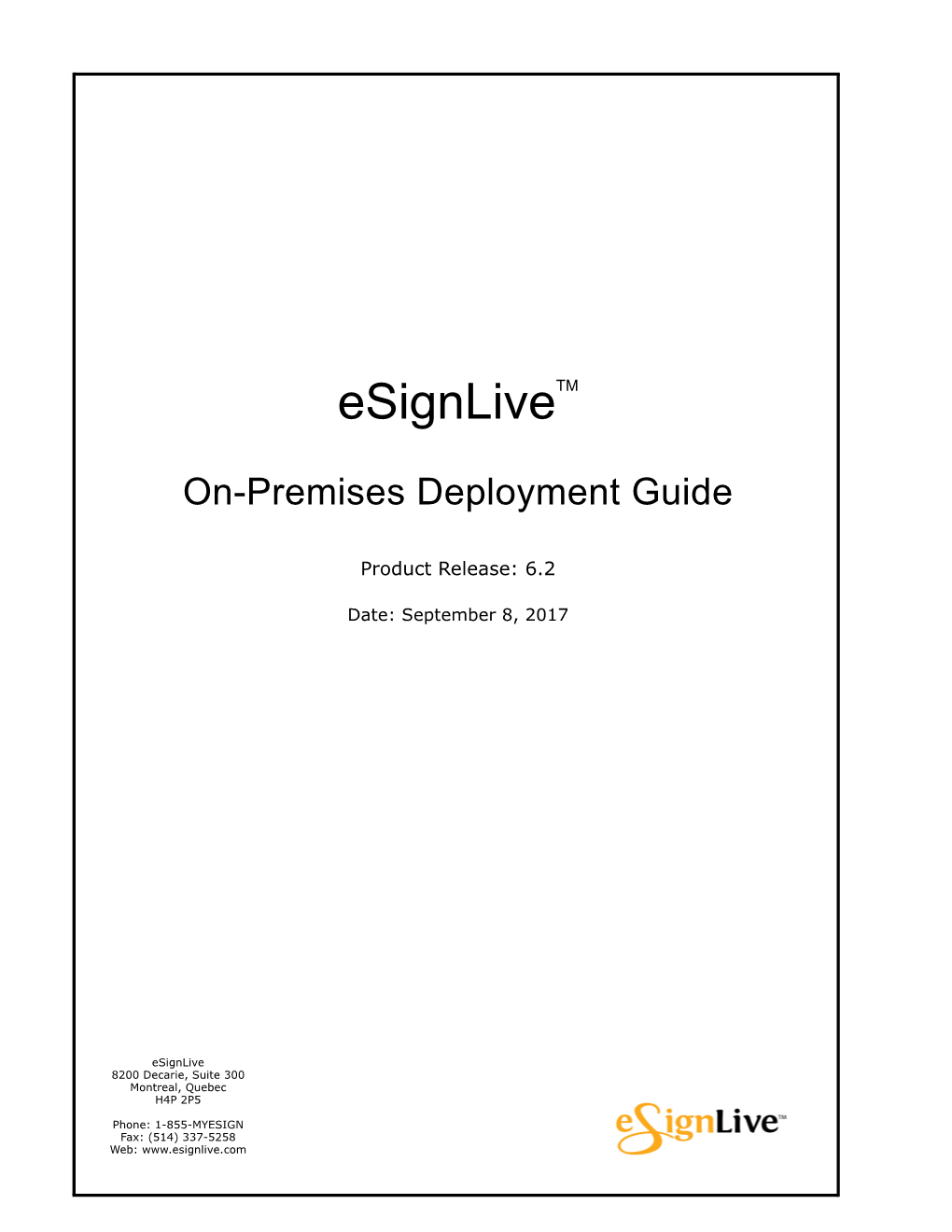 Deploying the Esignlive Document Converter