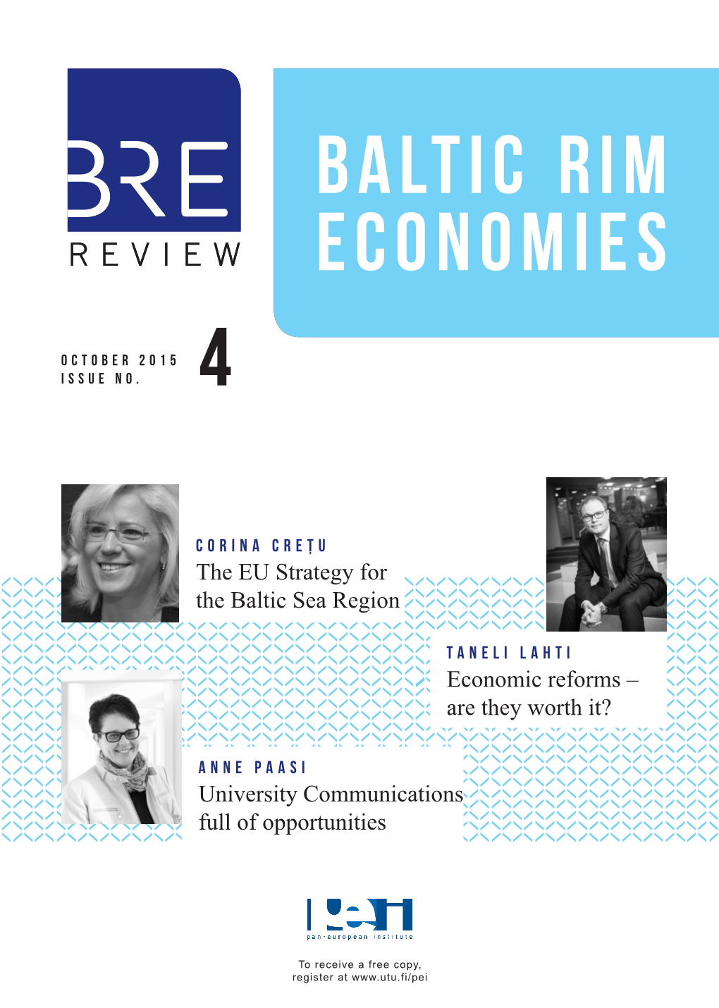Baltic Rim Economies 4/2015