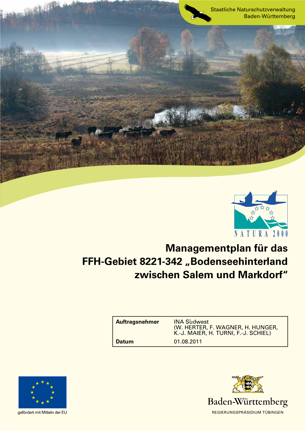Managementplan Für Das FFH-Gebiet 8221-342 „Bodenseehinterland Zwischen Salem Und Markdorf“