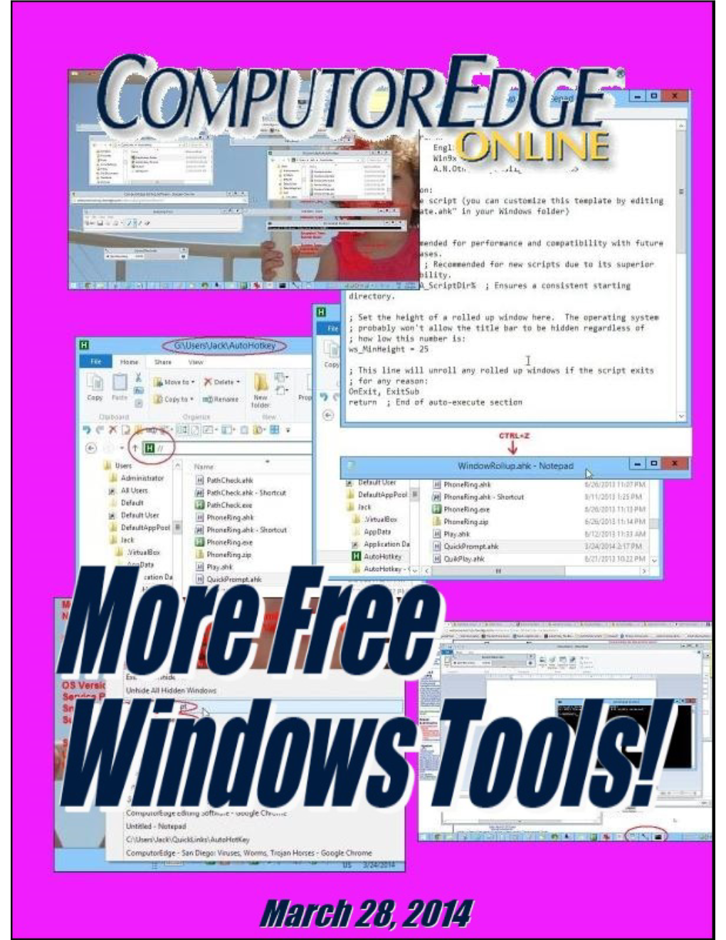 Computoredge 03/28/14: More Free Windows Tools!