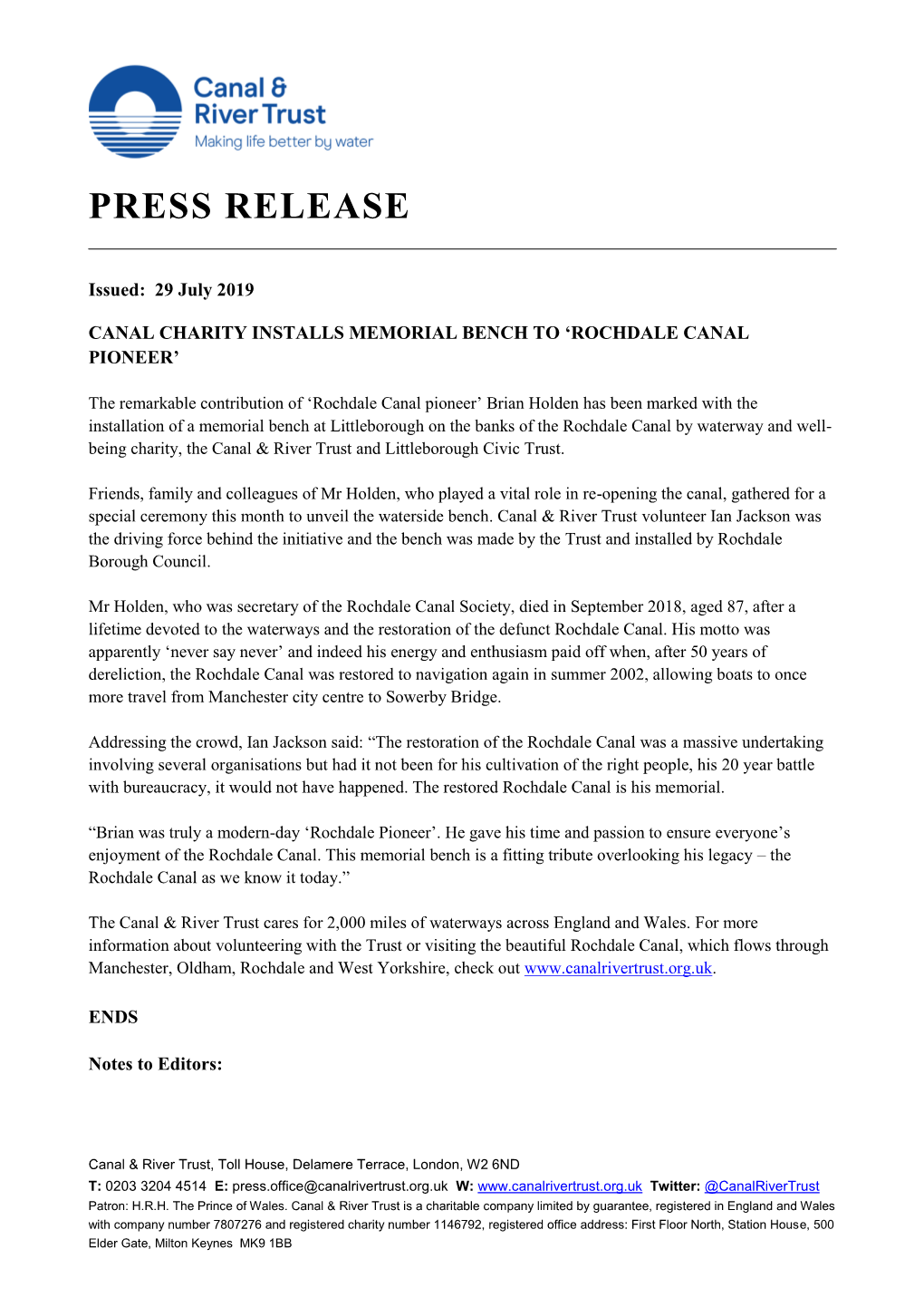 Press Release