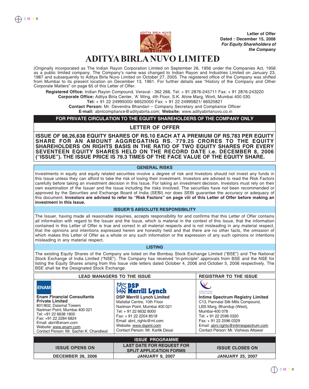 Aditya Birla Nuvo Limited