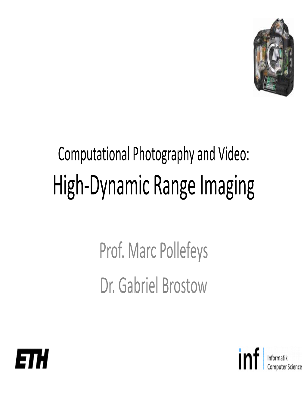 High-Dynamic Range Imaging