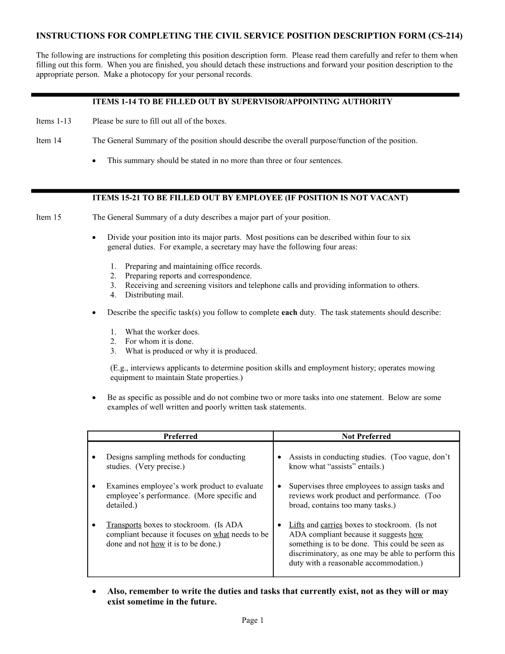 CS-214 Position Description Form s21