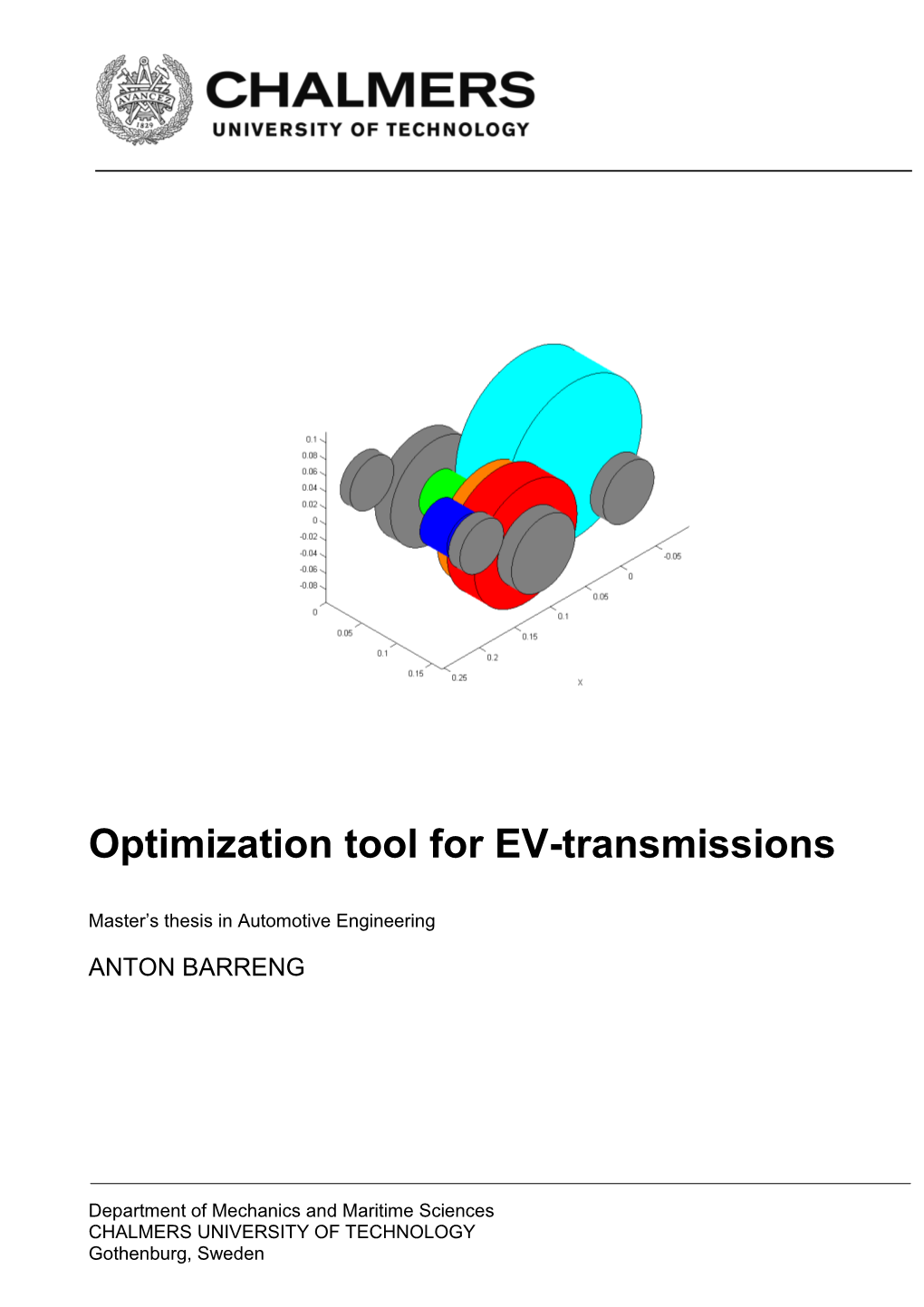 Optimization Tool for EV-Transmissions