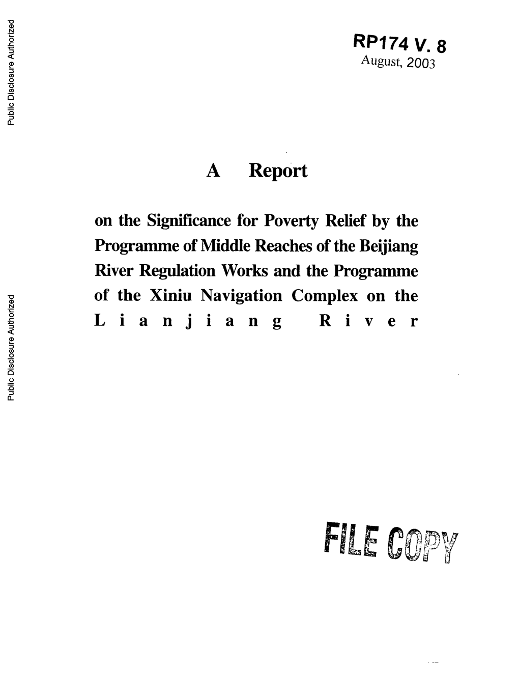 World Bank Document