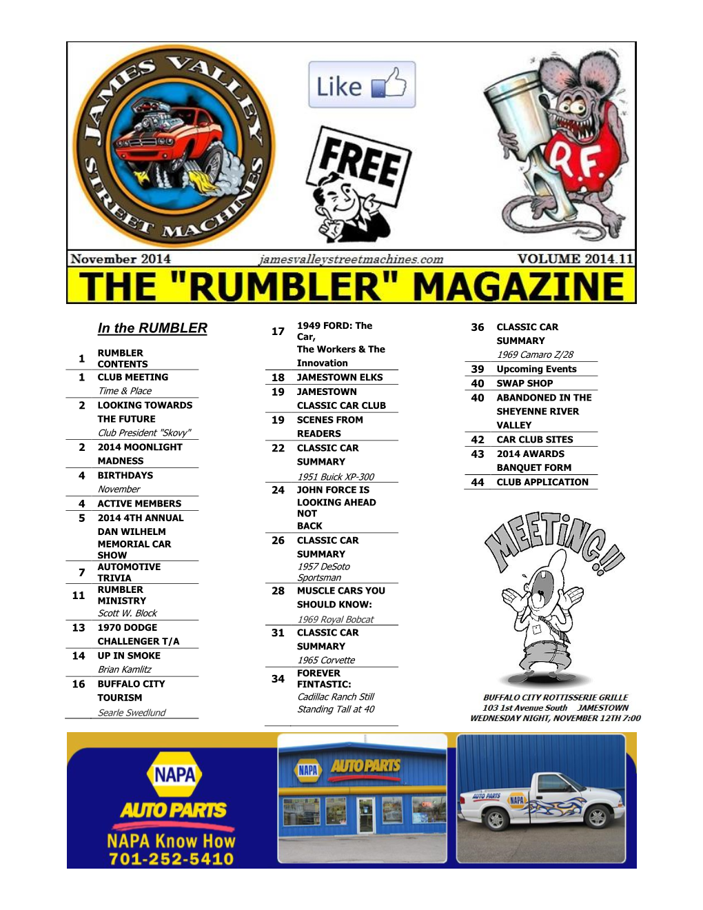 RUMBLER 17 36 CLASSIC CAR Car, SUMMARY