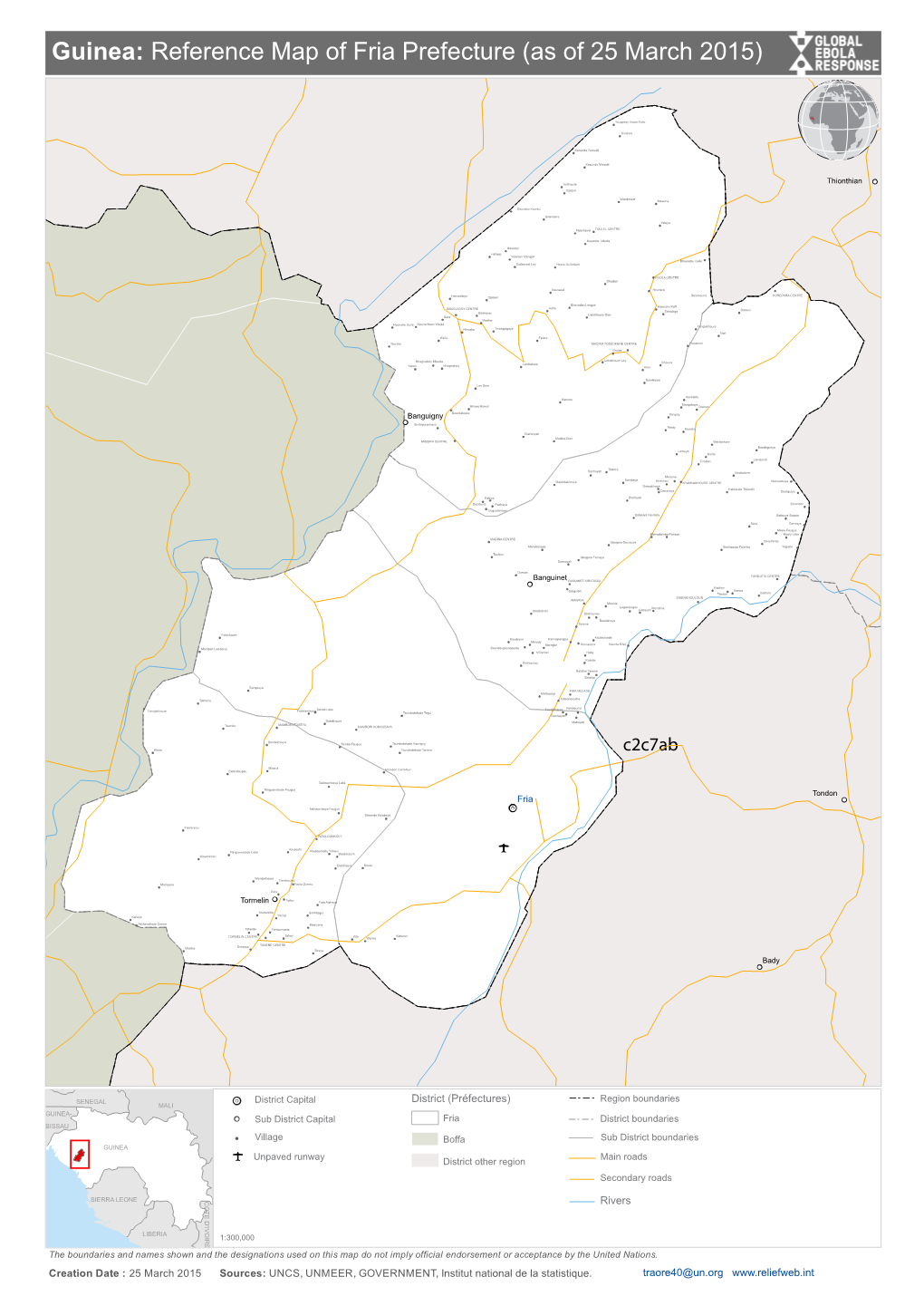 Unmeer Guinea Reference Map