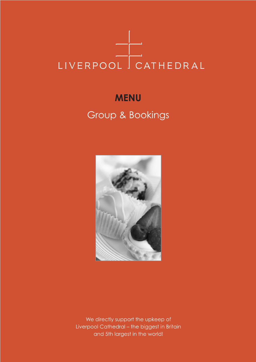 Group & Bookings MENU