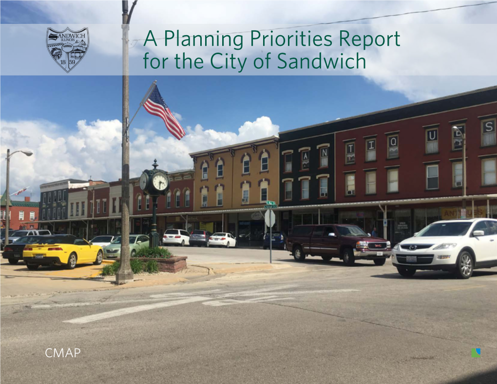 A Planning Priorities Report for the City of Sandwich Acknowledgements