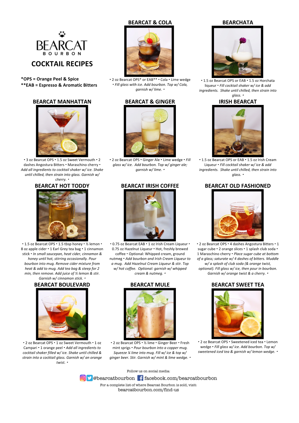 Cocktail Recipes