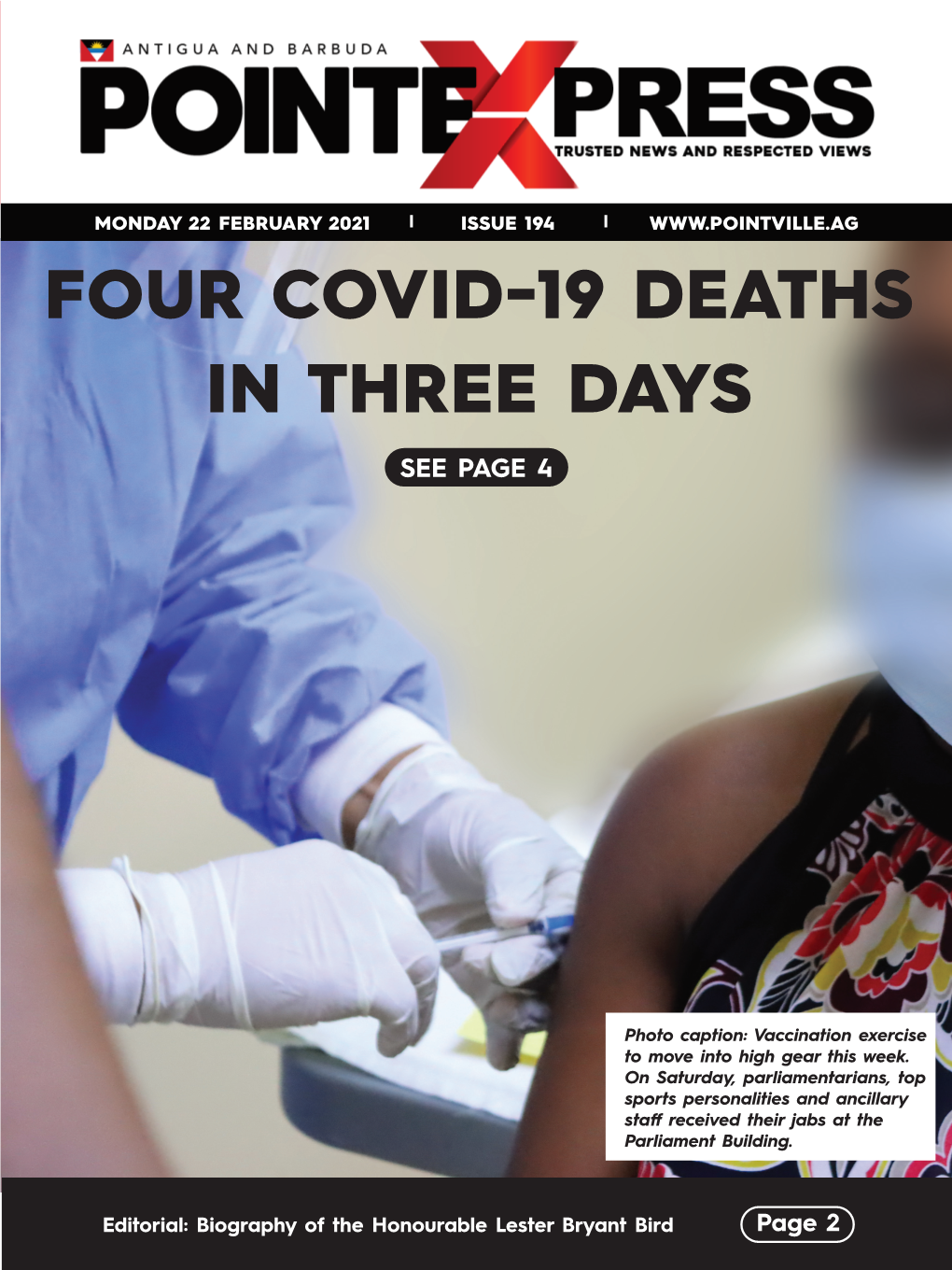 Four Covid-19 Deaths in Three Days