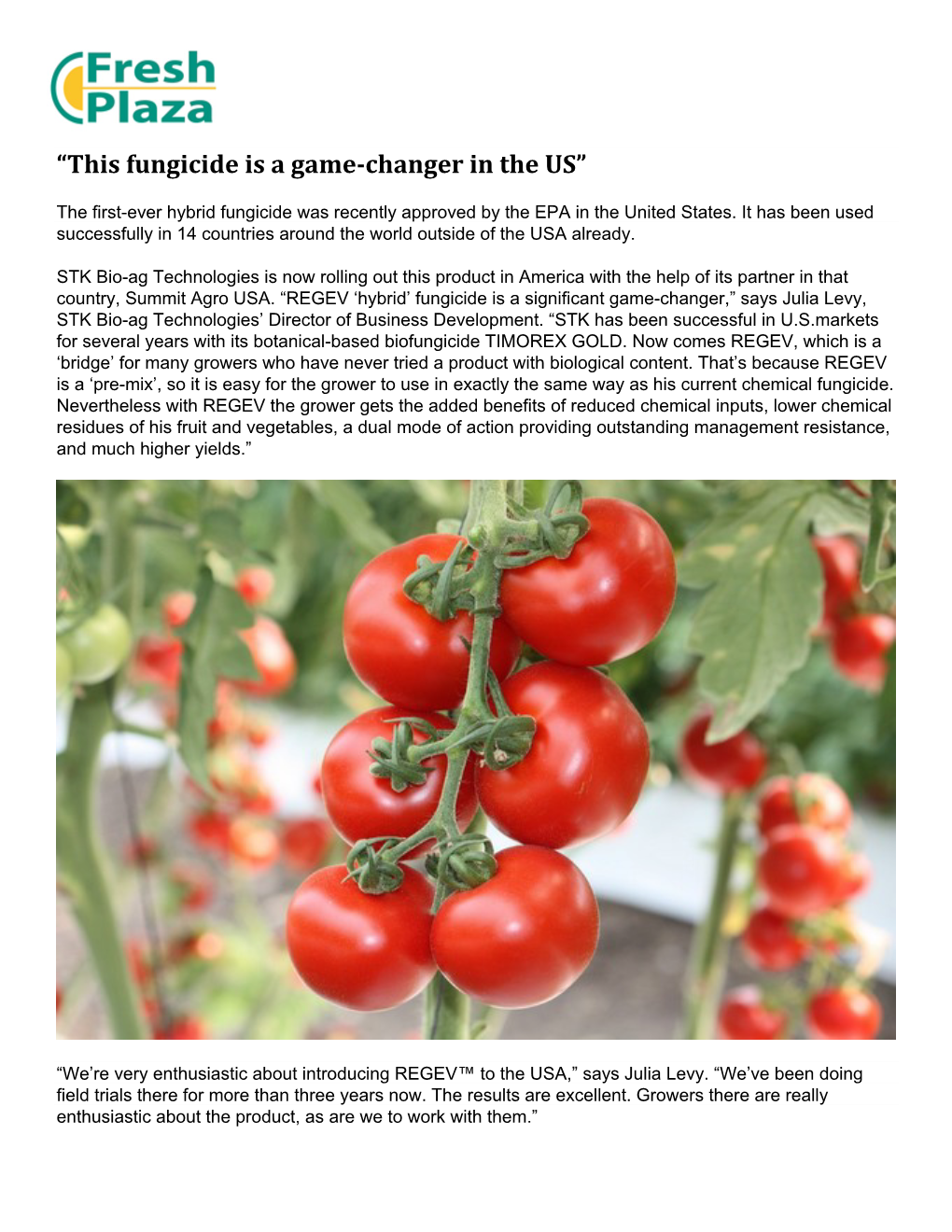 “This Fungicide Is a Game-Changer in the US”