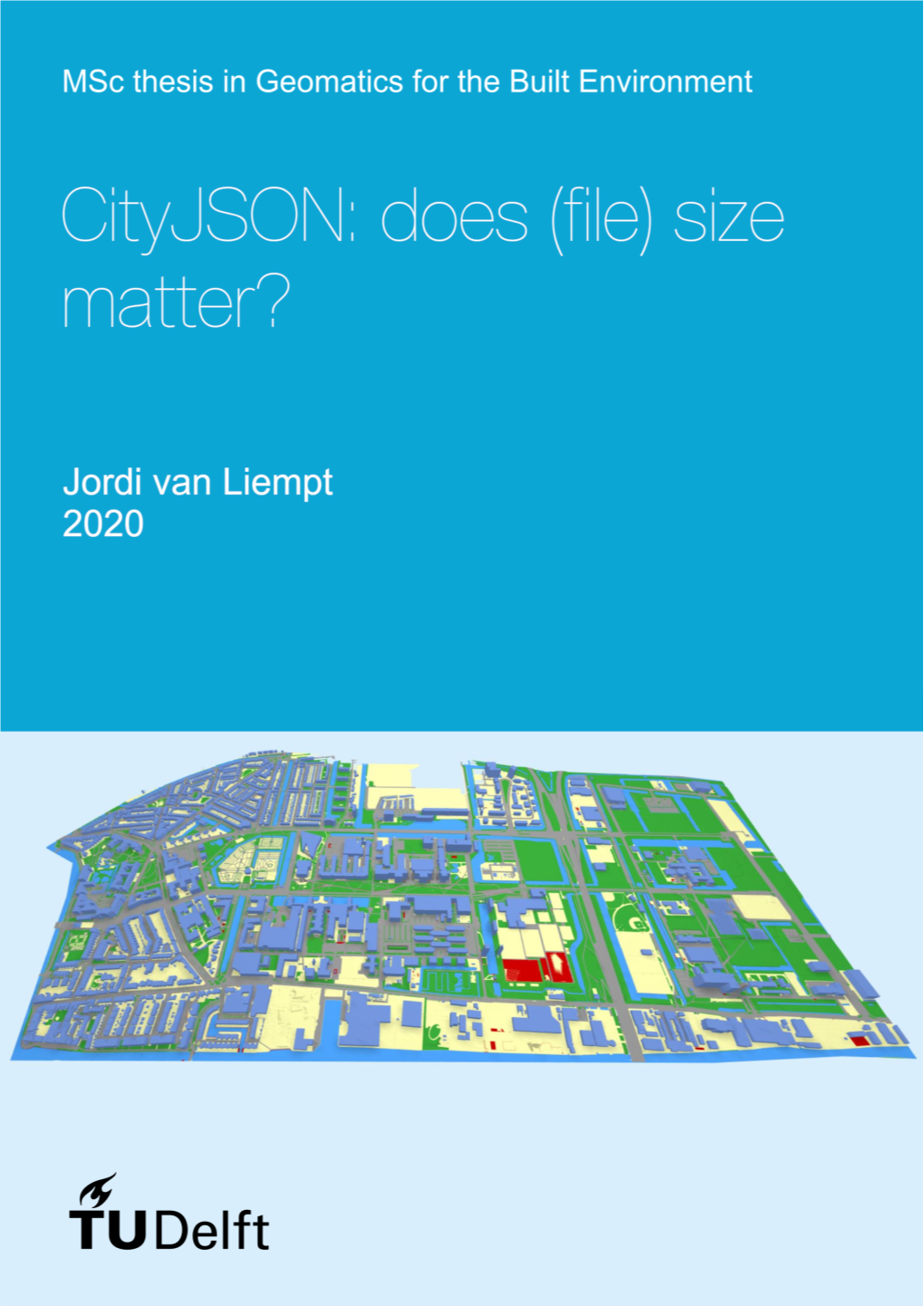 Cityjson: Does (ﬁle) Size Matter?