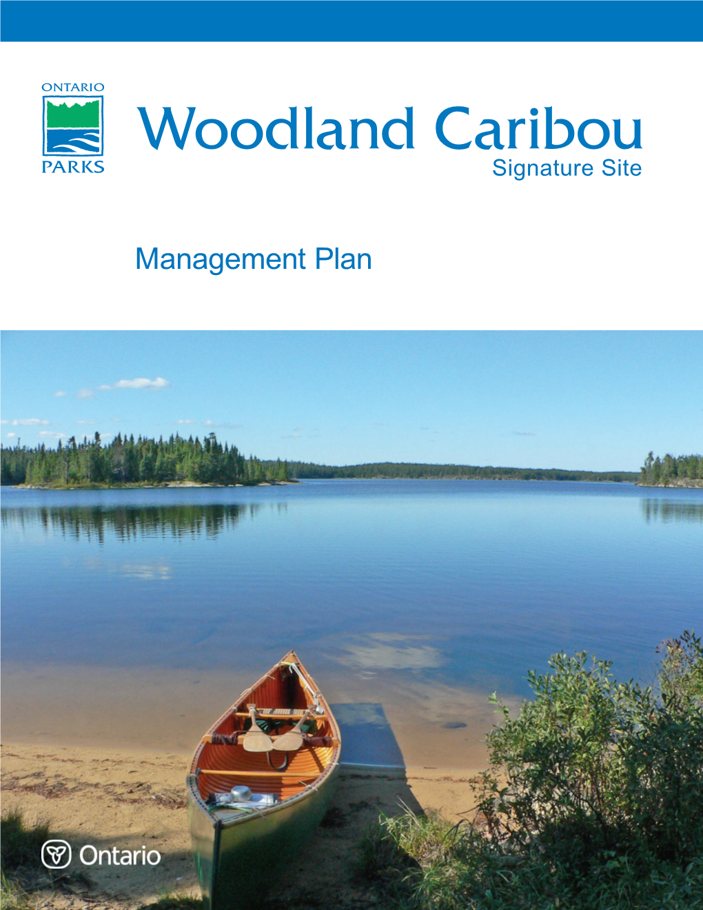 Woodland Caribou Final Ss Park Management Full Colour Cover.Indd