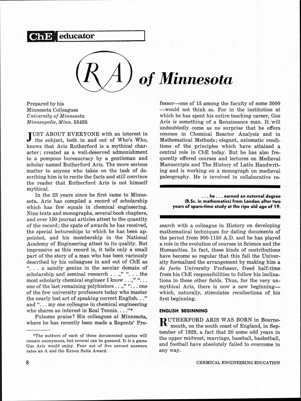 Of Minnesota