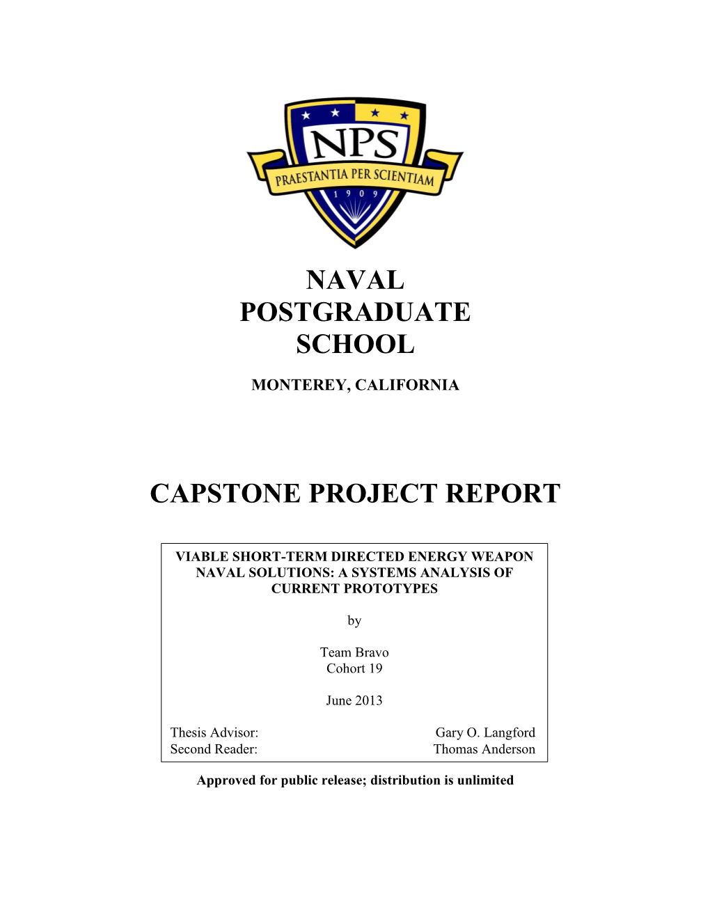 Viable Short-Term Directed Energy Weapon Naval Solutions: a Systems Analysis of Current Prototypes