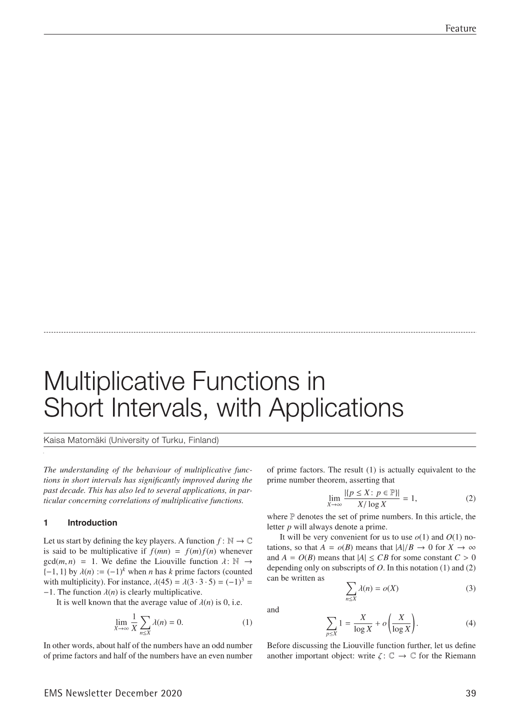 Multiplicative Functions in Short Intervals, with Applications