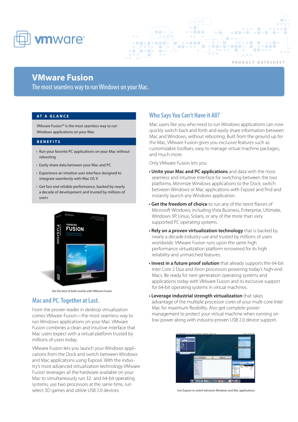 Vmware Fusion the Most Seamless Way to Run Windows on Your Mac