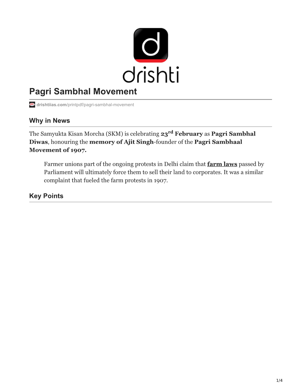 Pagri Sambhal Movement