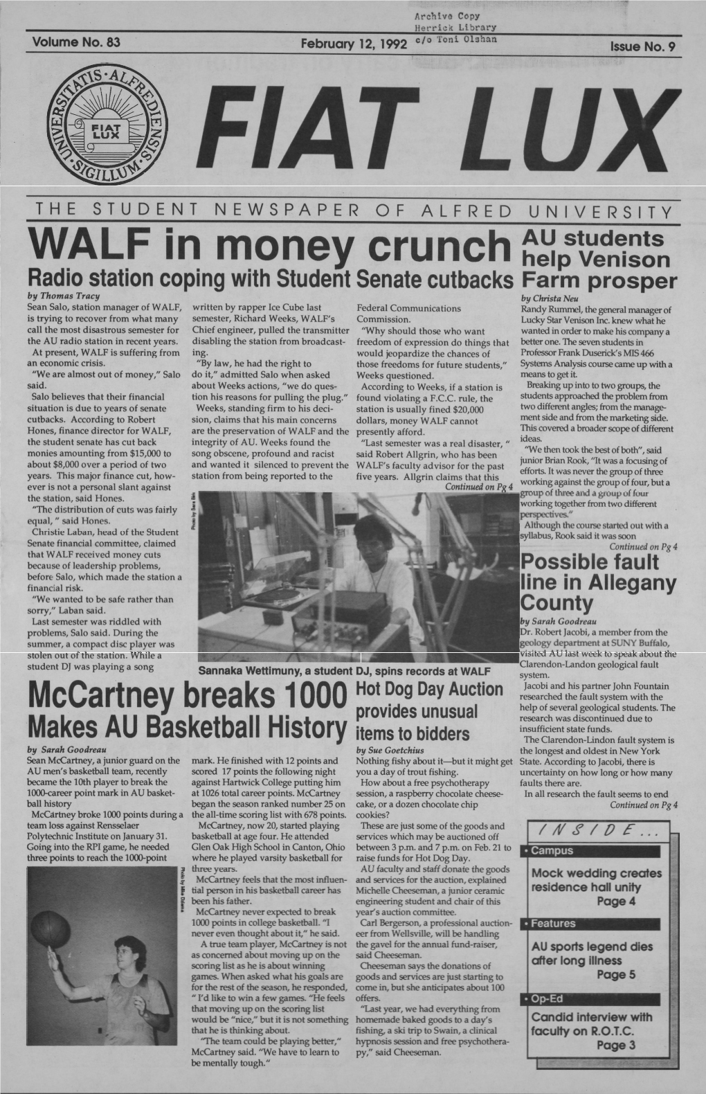 WALF in Money Crunch