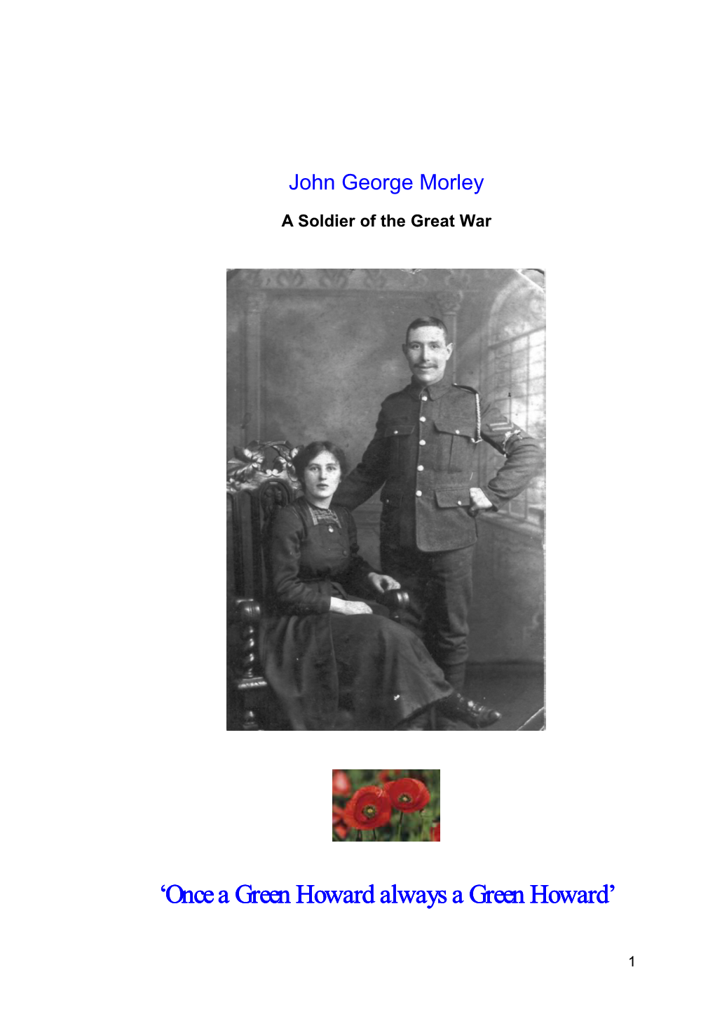 CSM J G Morley, 1887