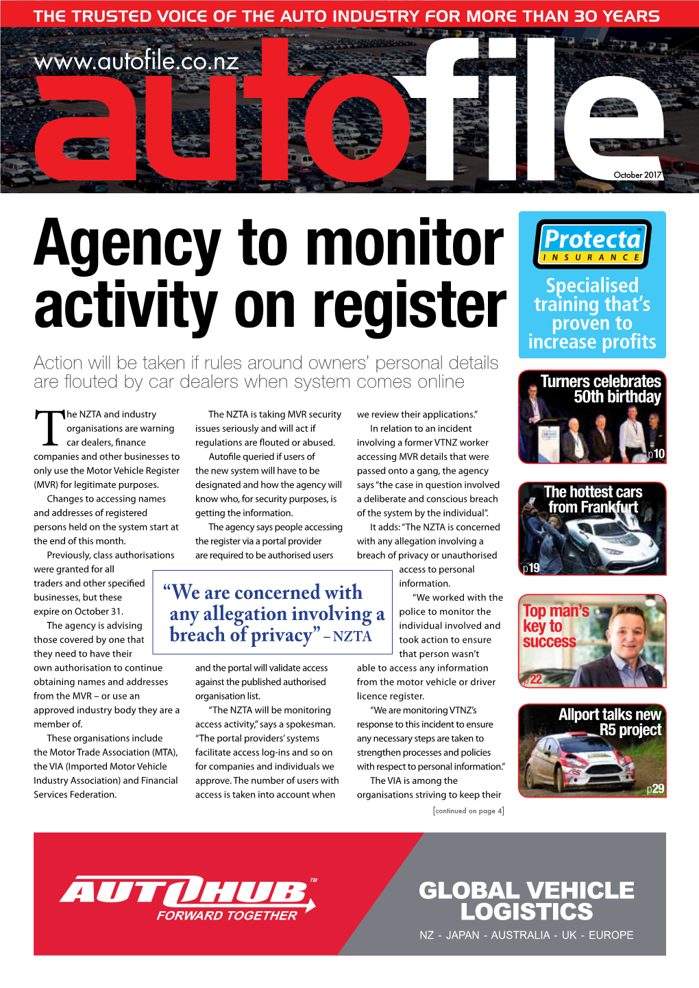 Agency to Monitor Activity on Register Specialised