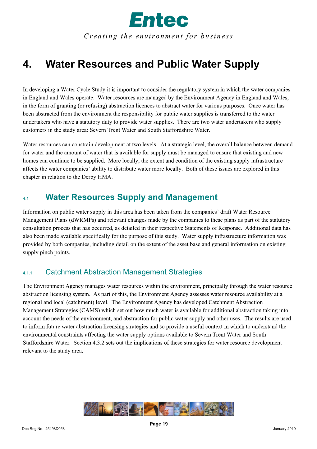 4. Water Resources and Public Water Supply